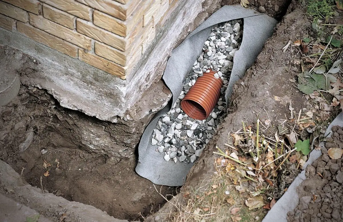Drainage Einbau